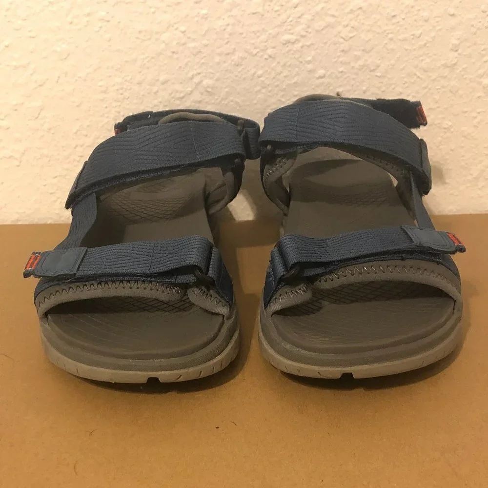 Earth Origins Sandals Bostonian Bowen Sport Men's Size 9 Blue Hook & Loop